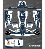 Grafikkit Alpha Tauri F1 Edition für Karting KG STILO EVO