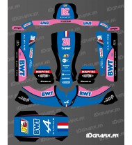 Graphic kit Alpine F1 Edition for Karting KG STILO EVO