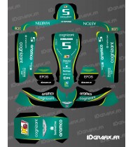 Grafik-Kit Aston Martin F1 Edition für Karting KG STILO EVO