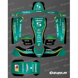 Graphic kit Aston Martin F1 Edition for Karting KG STILO EVO - IDgrafix