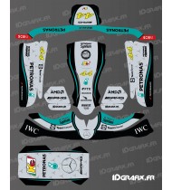 Grafik-Kit Mercedes F1 Edition für Karting KG STILO EVO