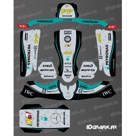 Graphic kit Mercedes F1 Edition for Karting KG STILO EVO - IDgrafix