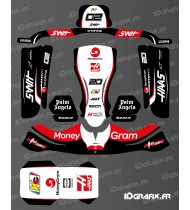 Kit gràfic Haas F1 Edition per Karting KG STILO EVO -idgrafix