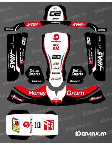 Grafikkit Haas F1 Edition für Karting KG STILO EVO