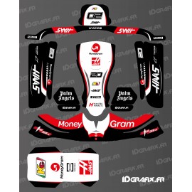 Graphic kit Haas F1 Edition for Karting KG STILO EVO - IDgrafix