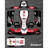 Kit gráfico Haas F1 Edition para Karting KG STILO EVO