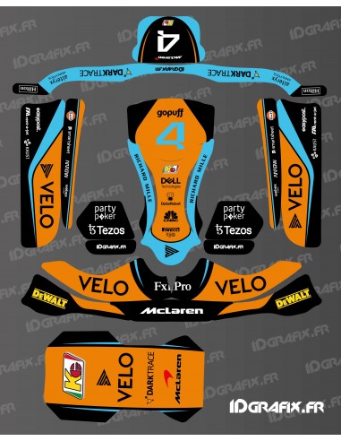 Kit gráfico MC Laren F1 Edition para Karting KG STILO EVO