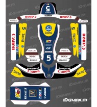 Kit deco Williams Vintage Edition for Karting KG STILO EVO