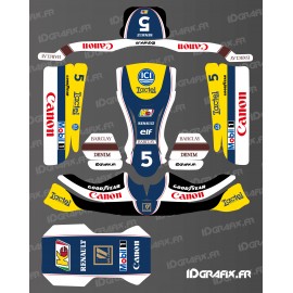 Kit deco Williams Vintage Edition for Karting KG STILO EVO - IDgrafix