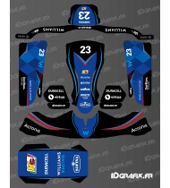 Williams F1 Edition graphic kit for Karting KG STILO EVO