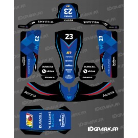 Williams F1 Edition graphic kit for Karting KG STILO EVO - IDgrafix