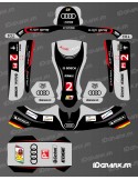 Kit gràfic Audi Le Mans Edition per Karting KG STILO EVO