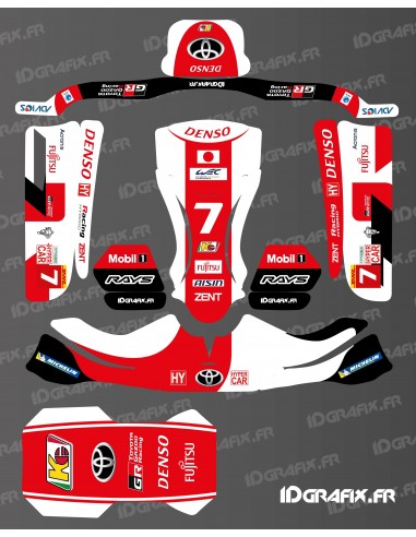 Kit gráfico Toyota Le Mans Edition para Karting KG STILO EVO
