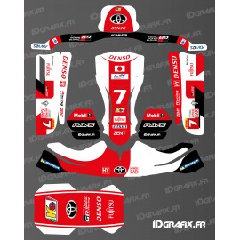 Toyota Le Mans Edition graphic kit for Karting KG STILO EVO - IDgrafix