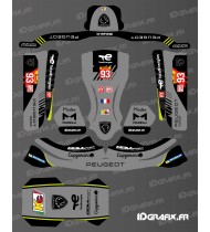 Kit deco Peugeot 9x8 Edition per Karting KG STILO EVO -idgrafix