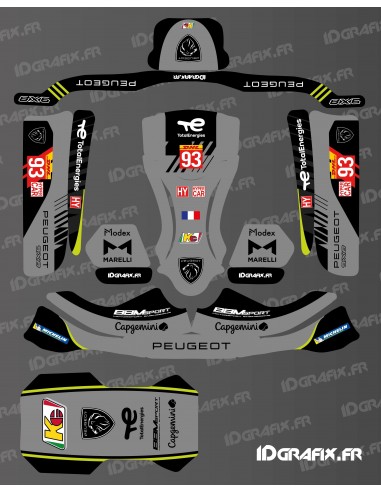 Kit deco Peugeot 9x8 Edición para Karting KG STILO EVO