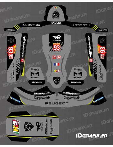 Kit deco Peugeot 9x8 Edition per Karting KG STILO EVO -idgrafix