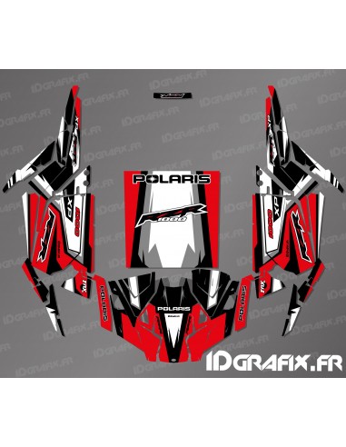 Kit décoration STRAIGHT Edition (Rouge)- IDgrafix - Polaris RZR 1000 S/XP