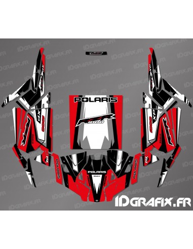Kit decoración STRAIGHT Edition (Rojo) - IDgrafix - Polaris RZR 1000 S/XP