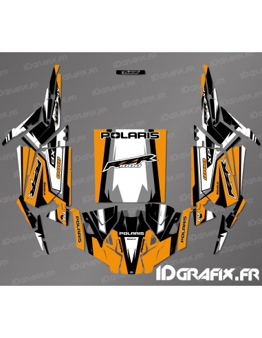 Kit décoration STRAIGHT Edition (Orange)- IDgrafix - Polaris RZR 1000 S/XP