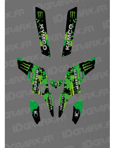 Kit Deco Custom Monster Green - Kymco 300 Maxxer