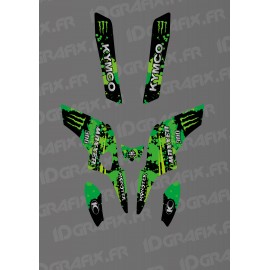 Kit Deco Custom Monster Green - Kymco 300 Maxxer - IDgrafix