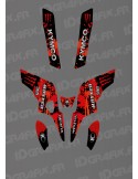 Kit gráfico Monster Edition (rojo) - Kymco 300 Maxxer