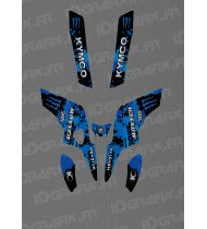 Monster Edition Graphic Kit (Blue) - Kymco 300 Maxxer