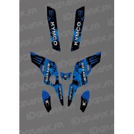 Kit Gràfic Monster Edition (blau) - Kymco 300 Maxxer