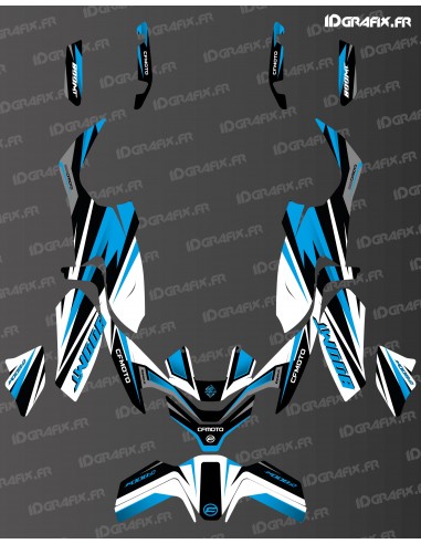 Kit déco Sharp Edition (Bleu) - CF MOTO MT 800