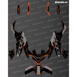 Kit deco Topo Edition (Orange) - CF MOTO MT 800-idgrafix