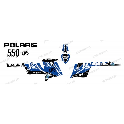 Kit décoration Street (Bleu) - IDgrafix - Polaris 550 XPS