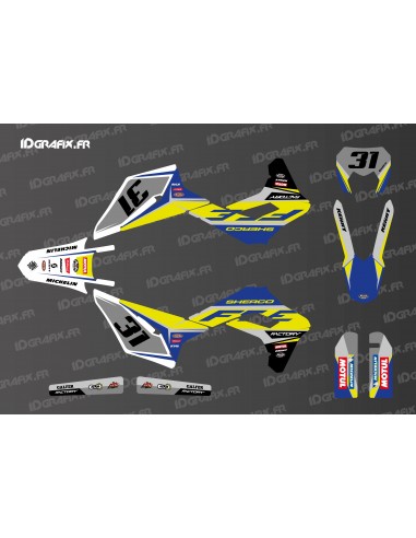 Dekorationskit Factory Race 23 Edition (Blau) - Sherco 125-250-300-450