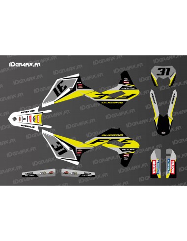 Kit décoration Factory Race 23 Edition (Noir) - Sherco 125-250-300-450