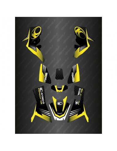 Graphic Kit Slant Edition Full (Gelb) - Kymco 700 MXU (nach 2019)