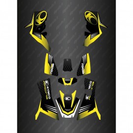 Graphic Kit Slant edition Full (Yellow) - Kymco 700 MXU (after 2019) - IDgrafix