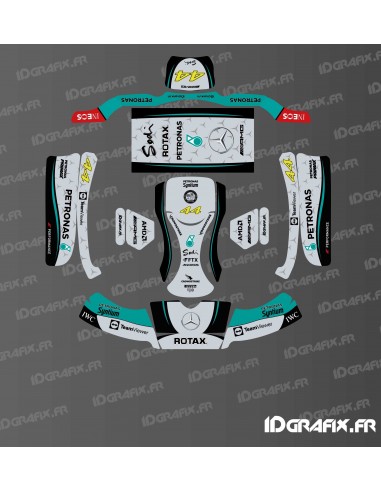 Kit gràfic Mercedes F1 Edition per Karting KG BURU EVO -idgrafix