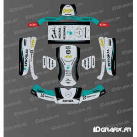 Graphic kit Mercedes F1 Edition for Karting KG BURU EVO - IDgrafix