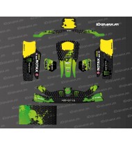 Kit grafico Monster Edition Sodi Racing (nero/verde) per CIK08 Kart - Idgrafix