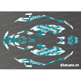 Kit decoración Full COCO Edición (Turquesa) - SEADOO SPARK -idgrafix