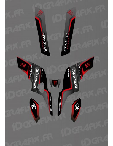 Kit Grafiche Monster Race Edition Rosso - Kymco 300 Maxxer