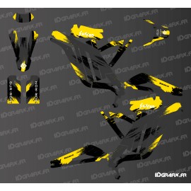 Kit de decoración Brush Edition (Amarillo) - Surron Light Bee -idgrafix