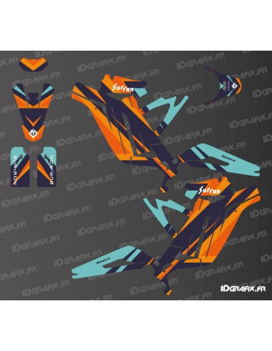 Kit décoration Arrow Edition (Orange/Violet) - Surron Light Bee