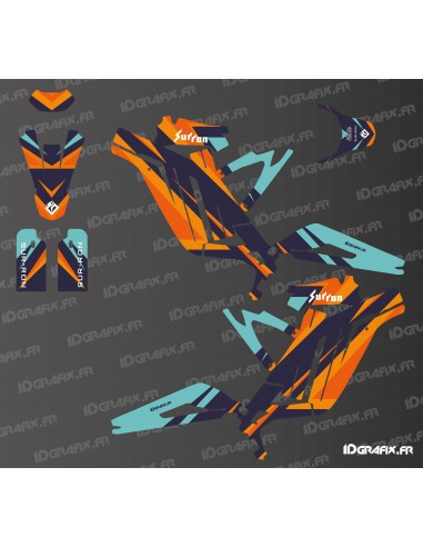 Kit dekor Arrow Edition (Orange/Lila) - Surron Light Bee