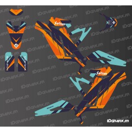Kit decoration Arrow Edition (Orange/Purple) - Surron Light Bee-idgrafix