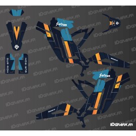 Kit de decoració Geometric Edition (Blau/Taronja) - Surron Light Bee -idgrafix