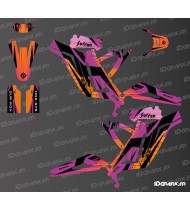 Sharp Edition Decoration Kit (Orange/Purple) - Surron Light Bee