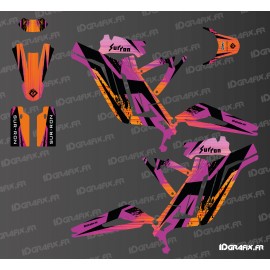 Dekorationsset Sharp Edition (Orange/Lila) – Surron Light Bee