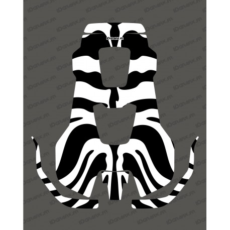 Sticker zebra edition - Robot mower Husqvarna AUTOMOWER PRO 520/550-idgrafix