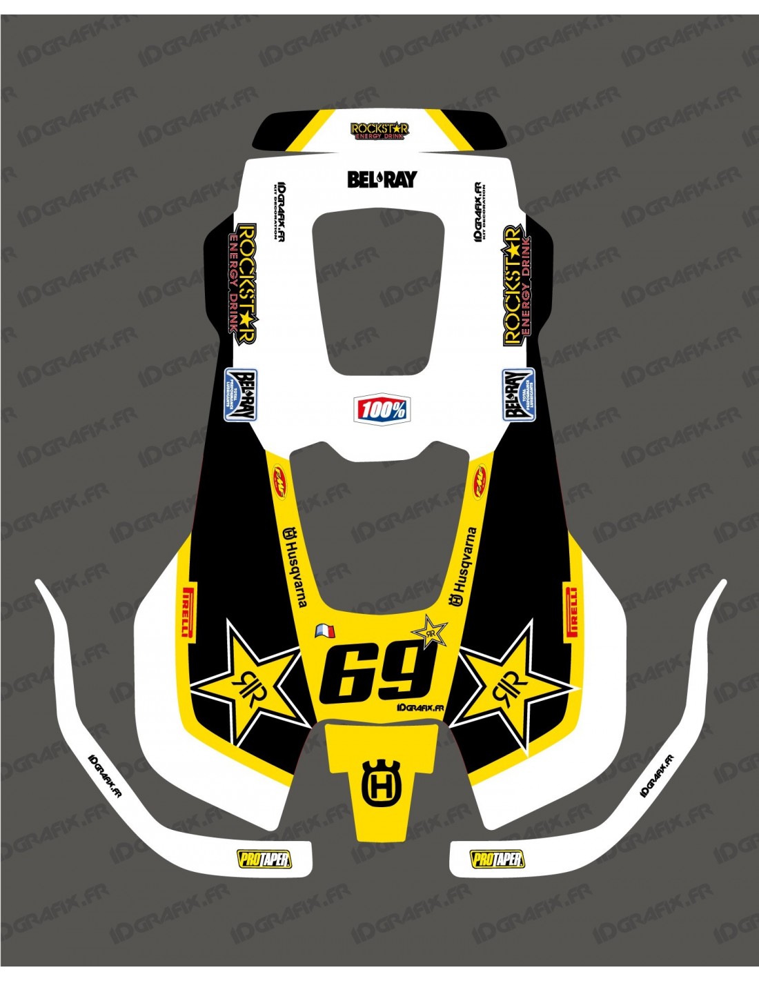 Sticker Rockstar edition Robot mower Husqvarna AUTOMOWER PRO 520/...
